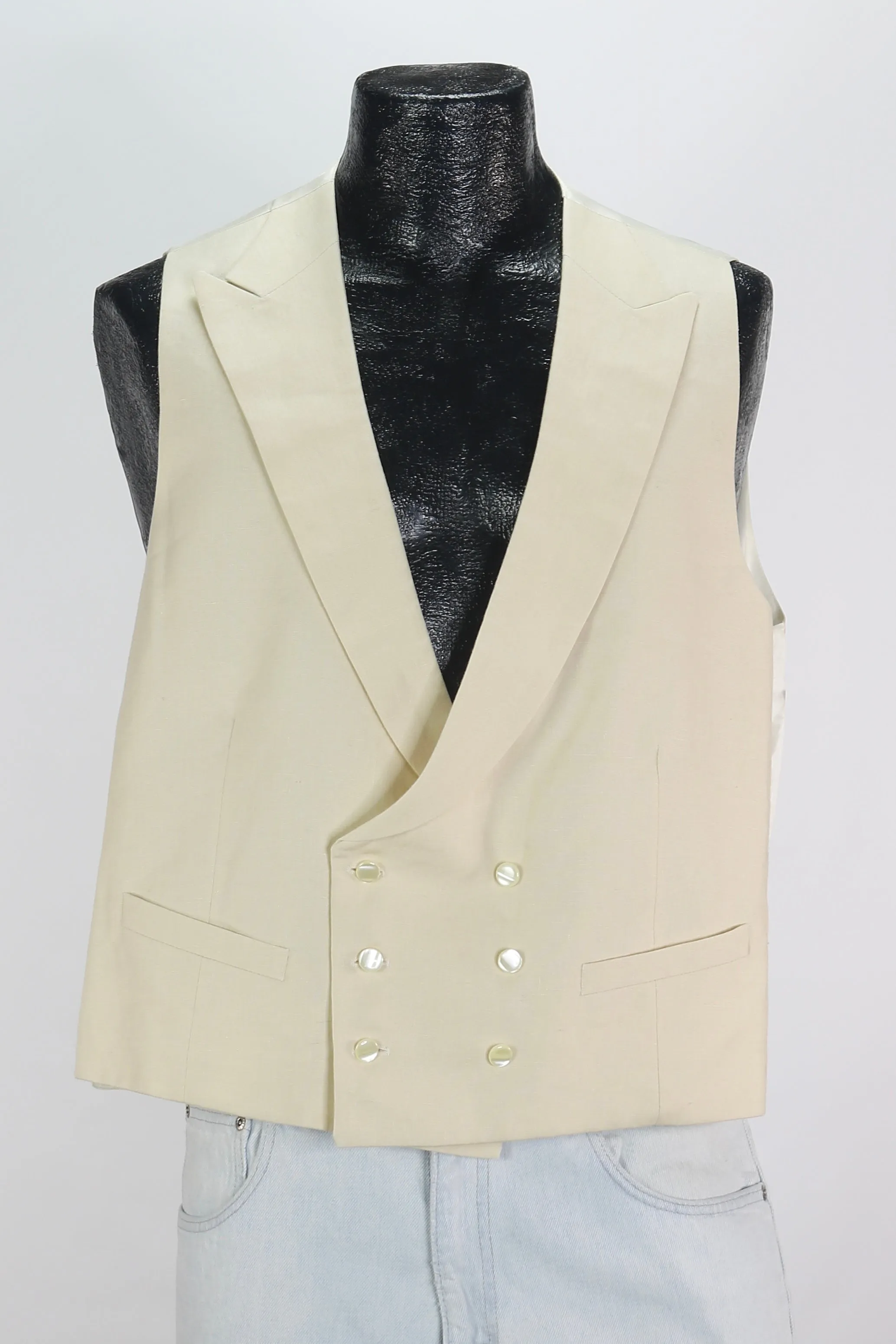 00s MAN 1924 Linen Waistcoat     XL