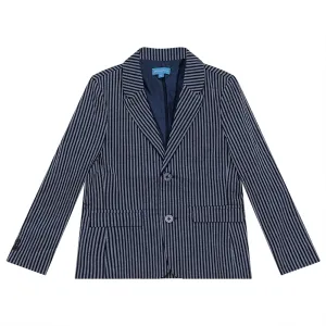 1100-Navy-STRIPED BLAZER