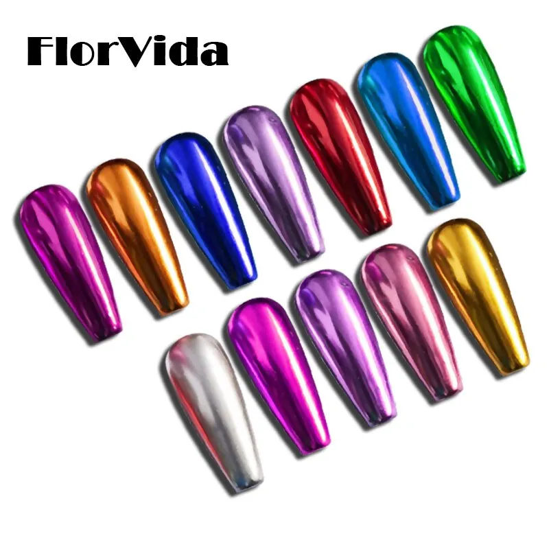 12pcs Set Chrome Dusts