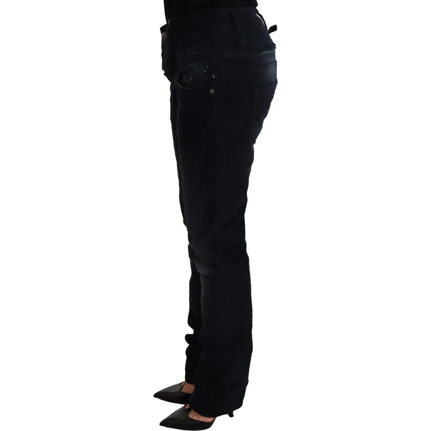 Acht Elegant Dark Blue Slim-Fit Denim