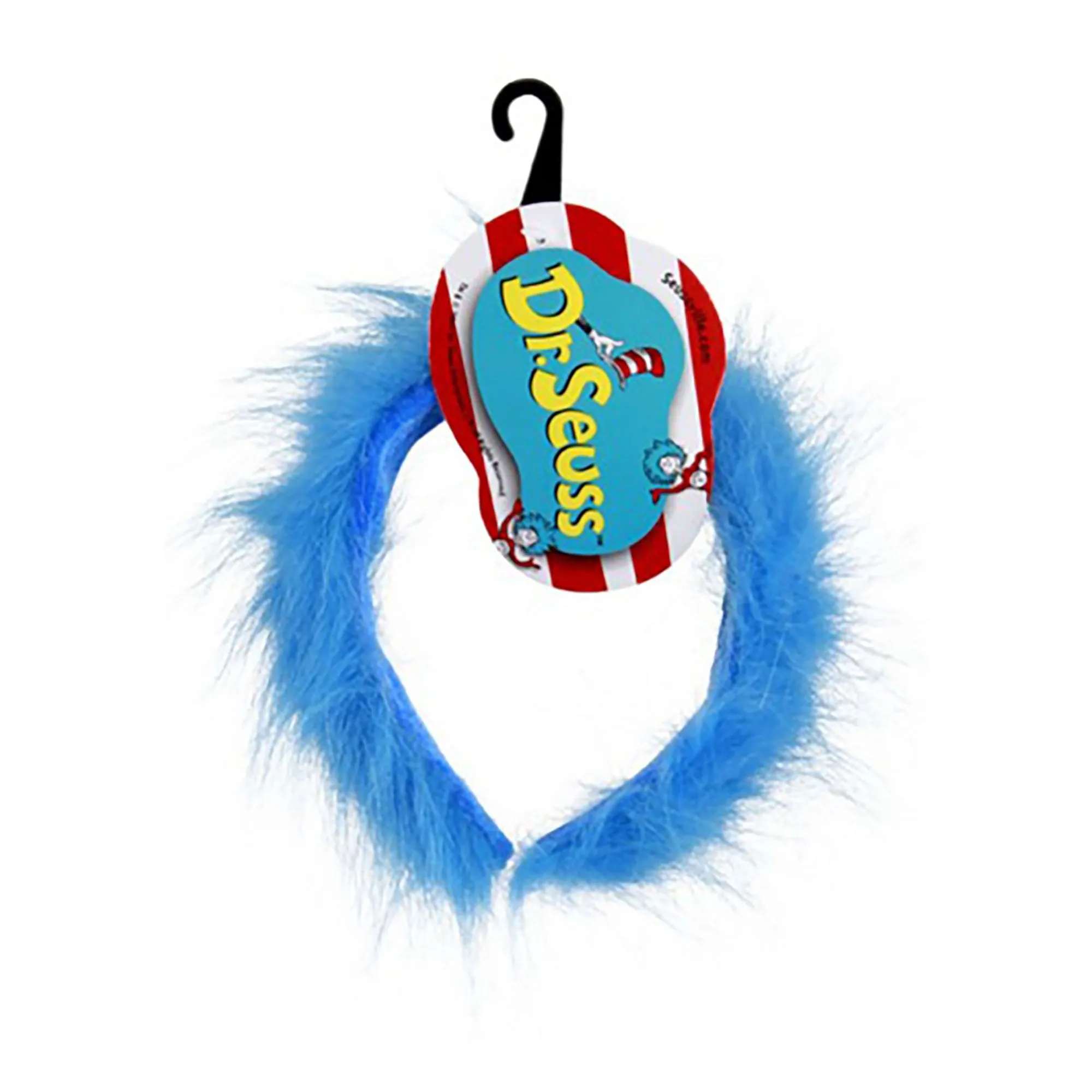 Adult Dr. Seuss Thing 1 & 2 Blue Fuzzy Headband