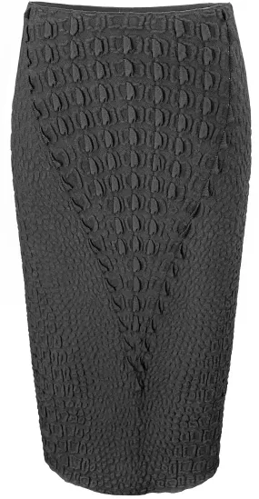 Alaïa Knit Pencil Skirt in Black