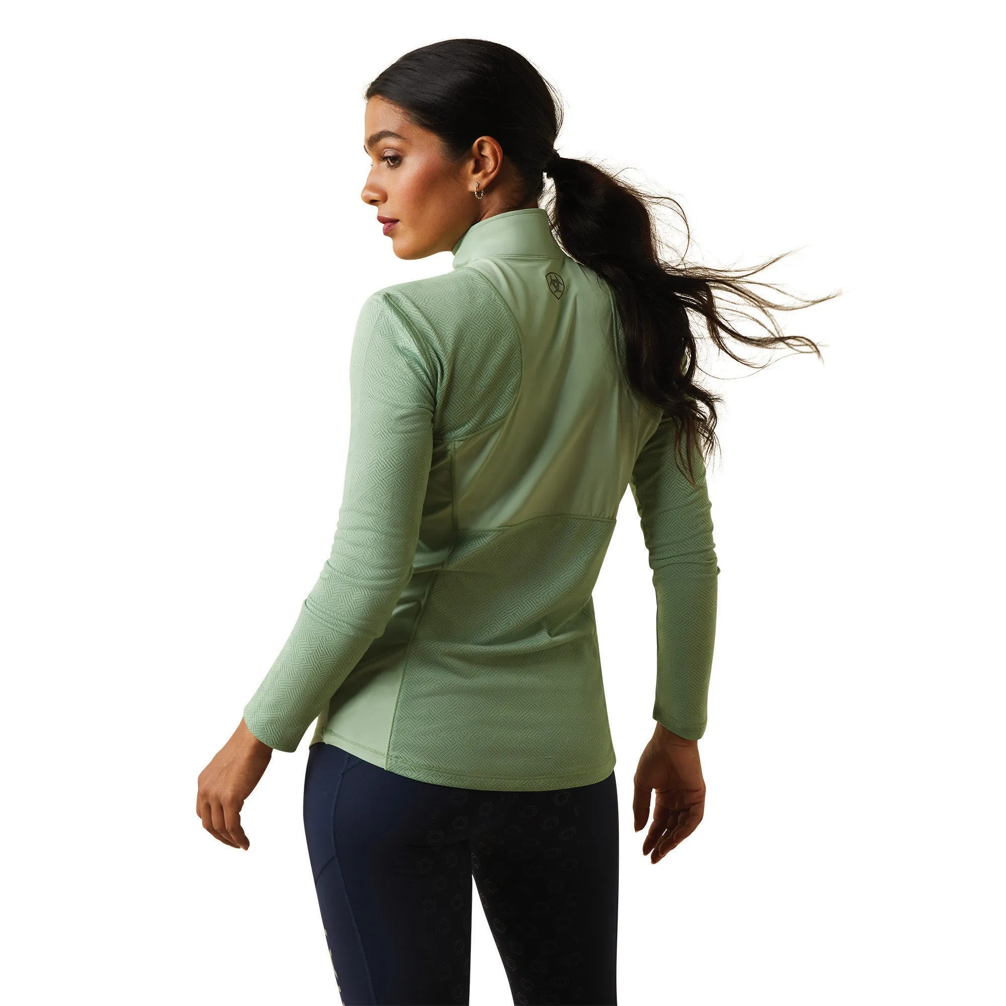 Ariat Ladies Breathe 1/4 Zip Longsleeve Baselayer