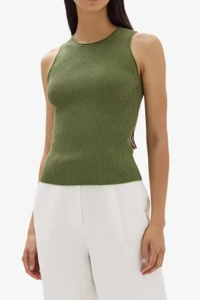 Assembly Label - Faye Knit Tank - Pandan