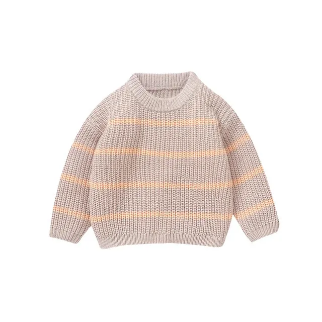 AVERY Striped Knitted Sweater