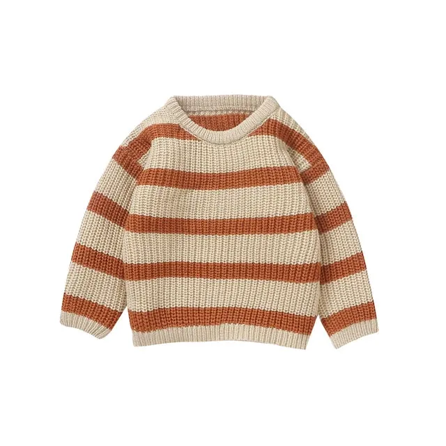 AVERY Striped Knitted Sweater