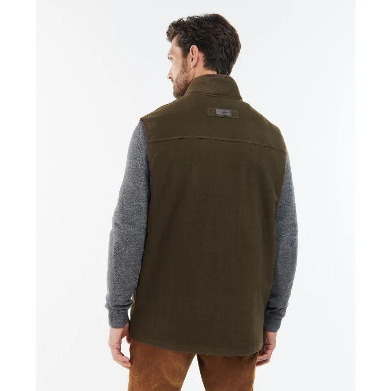 Barbour Oakmoor Mens Fleece Gilet - Olive