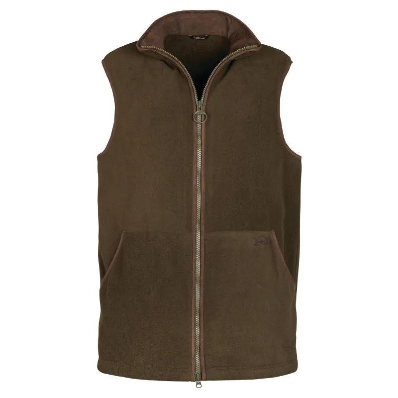 Barbour Oakmoor Mens Fleece Gilet - Olive