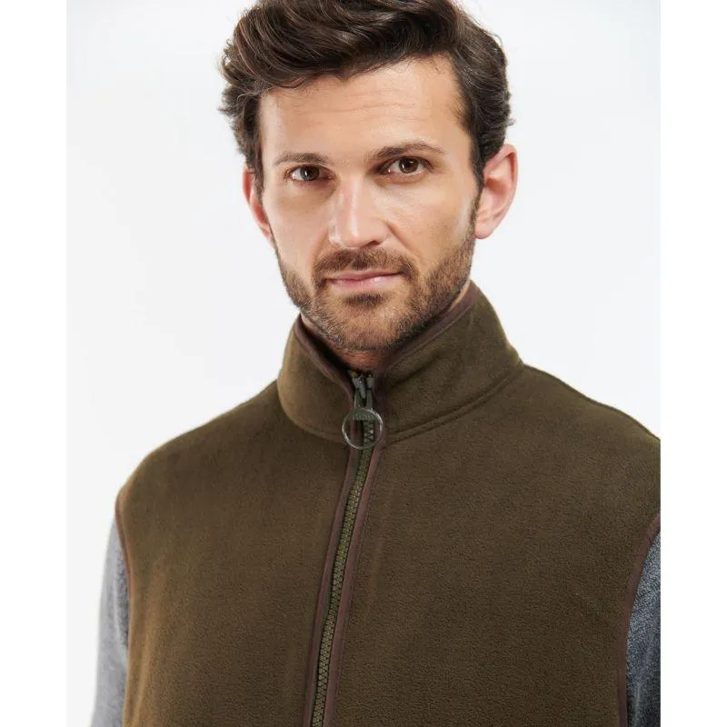 Barbour Oakmoor Mens Fleece Gilet - Olive