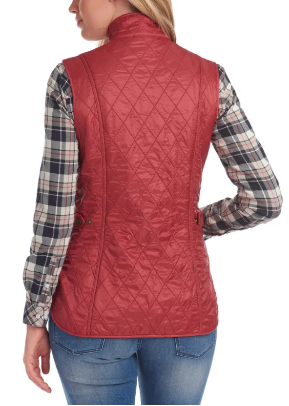 Barbour Women's Wray Gilet Vest Deep Claret