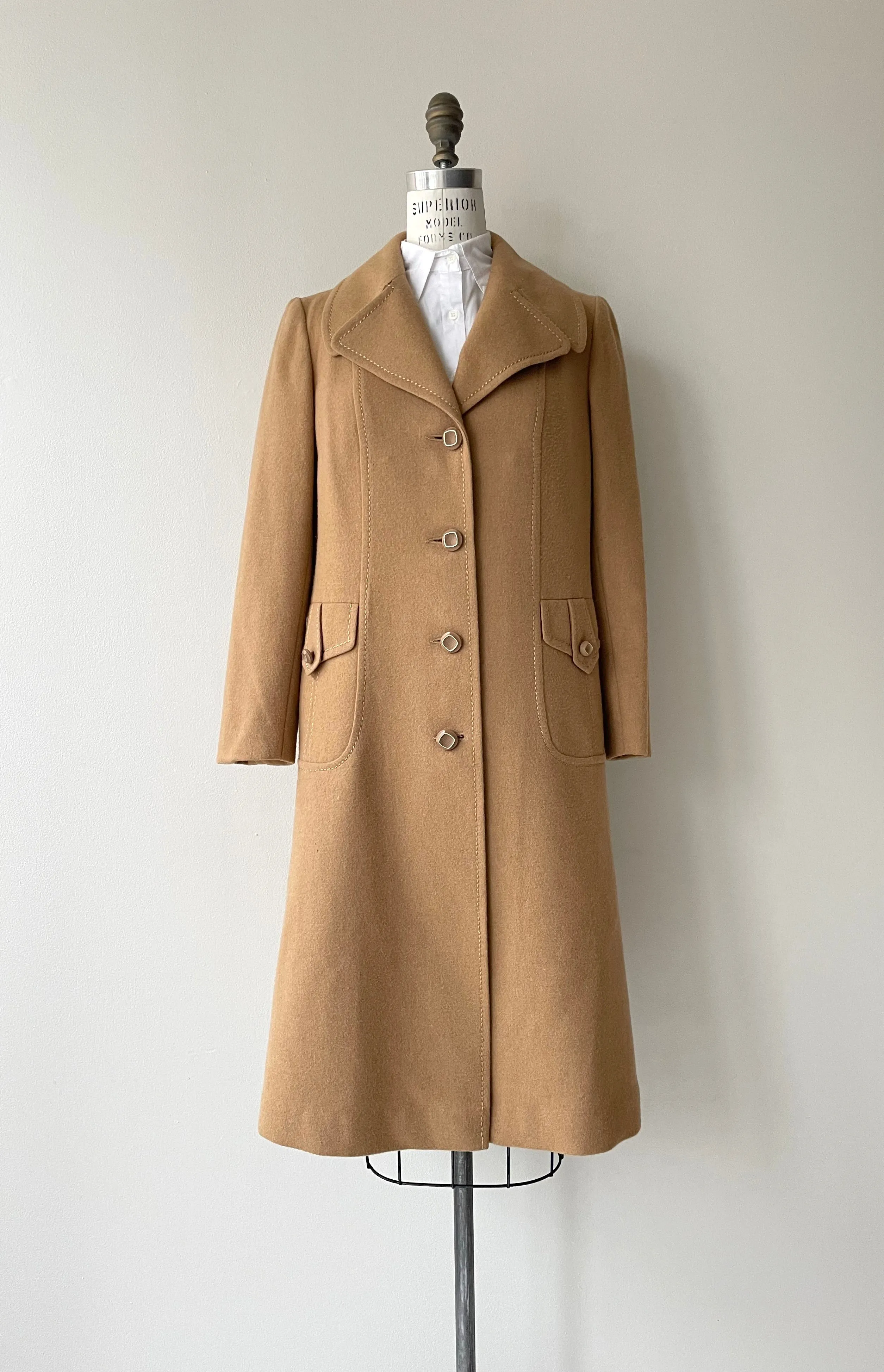 Barrister Wool Coat | 1970s