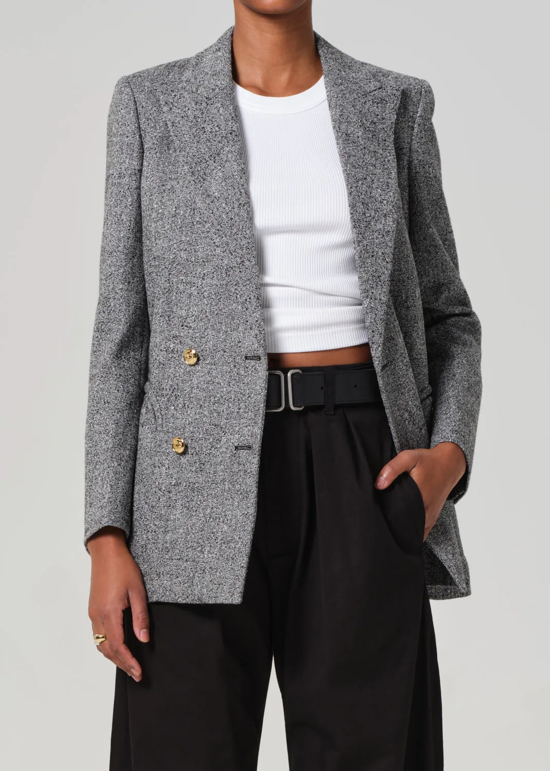 Blazé Milano Everyday Blazer in Black & White