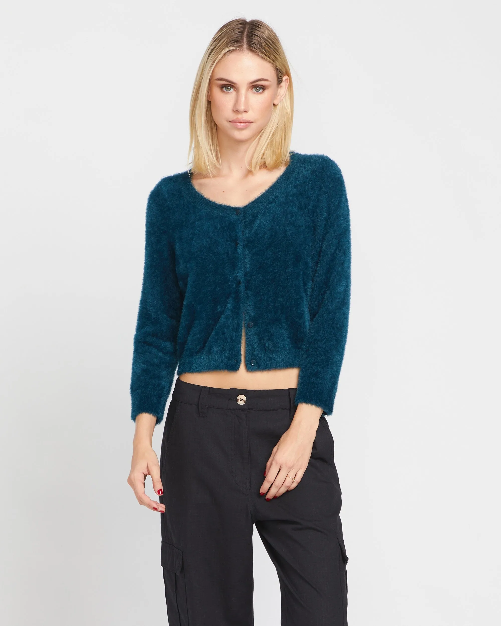 Bodyodyody-Con Sweater - Midnight Green