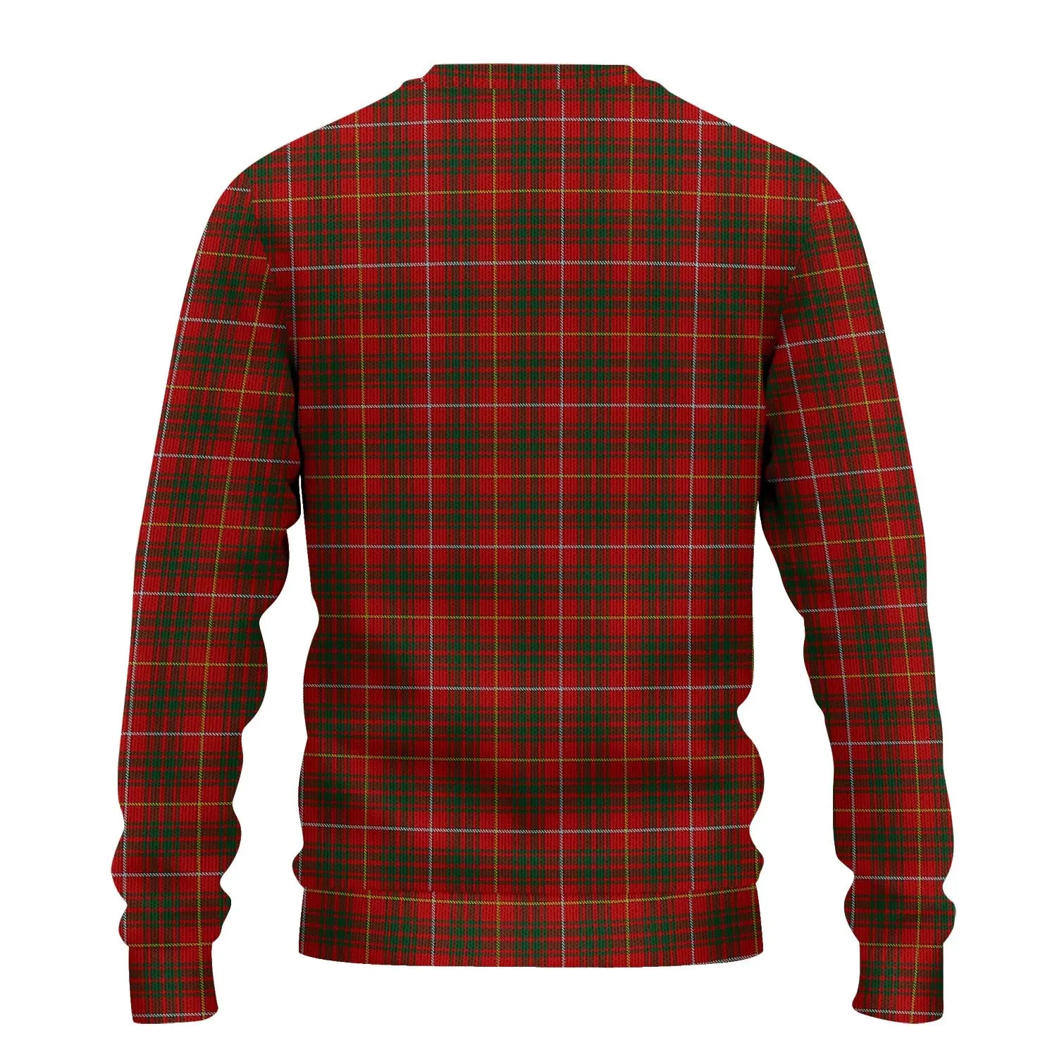 Bruce Tartan Ugly Sweater with Family Crest