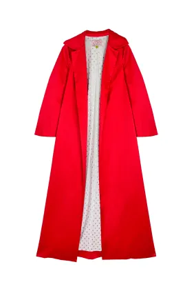 Buru   Pencil & Paper Co. Opera Coat - Red Satin