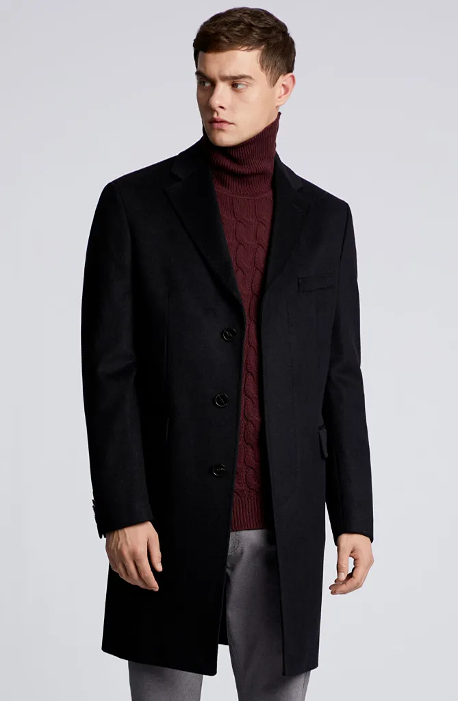 Bytom Cashmere & Wool Overcoat - Brand New