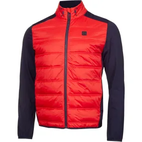 Calvin Klein Rangewood Full Zip Hybrid Jacket - Evening Blue/Red