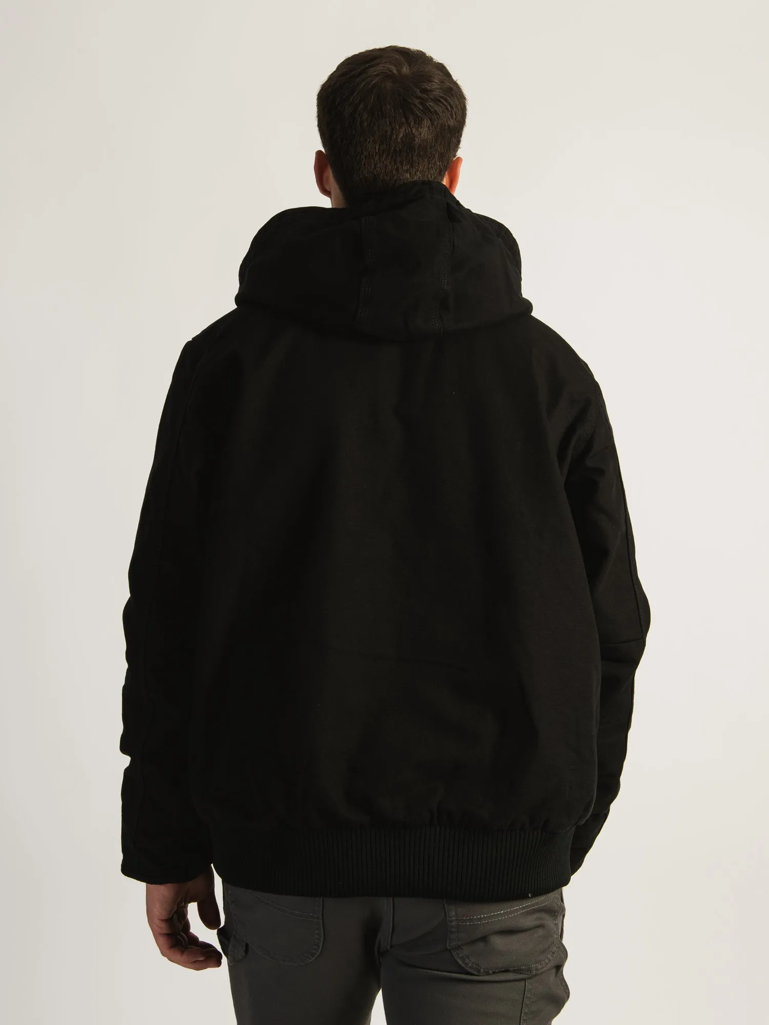 CARHARTT DUCK INSULATED ACTIVE HOODED JACKET