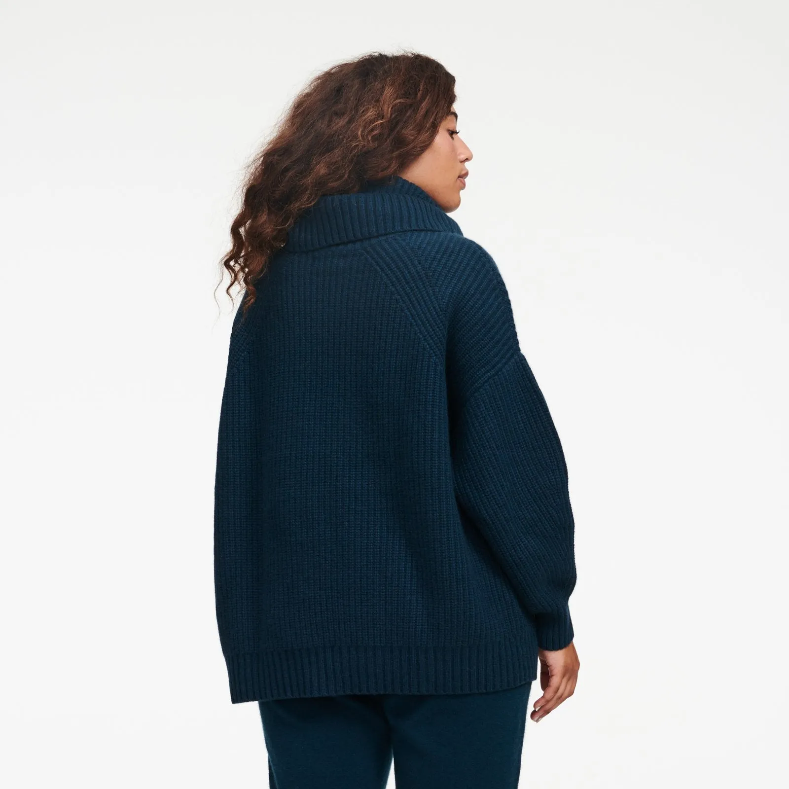 Cashmere Oversized Cowl Neck Sweater