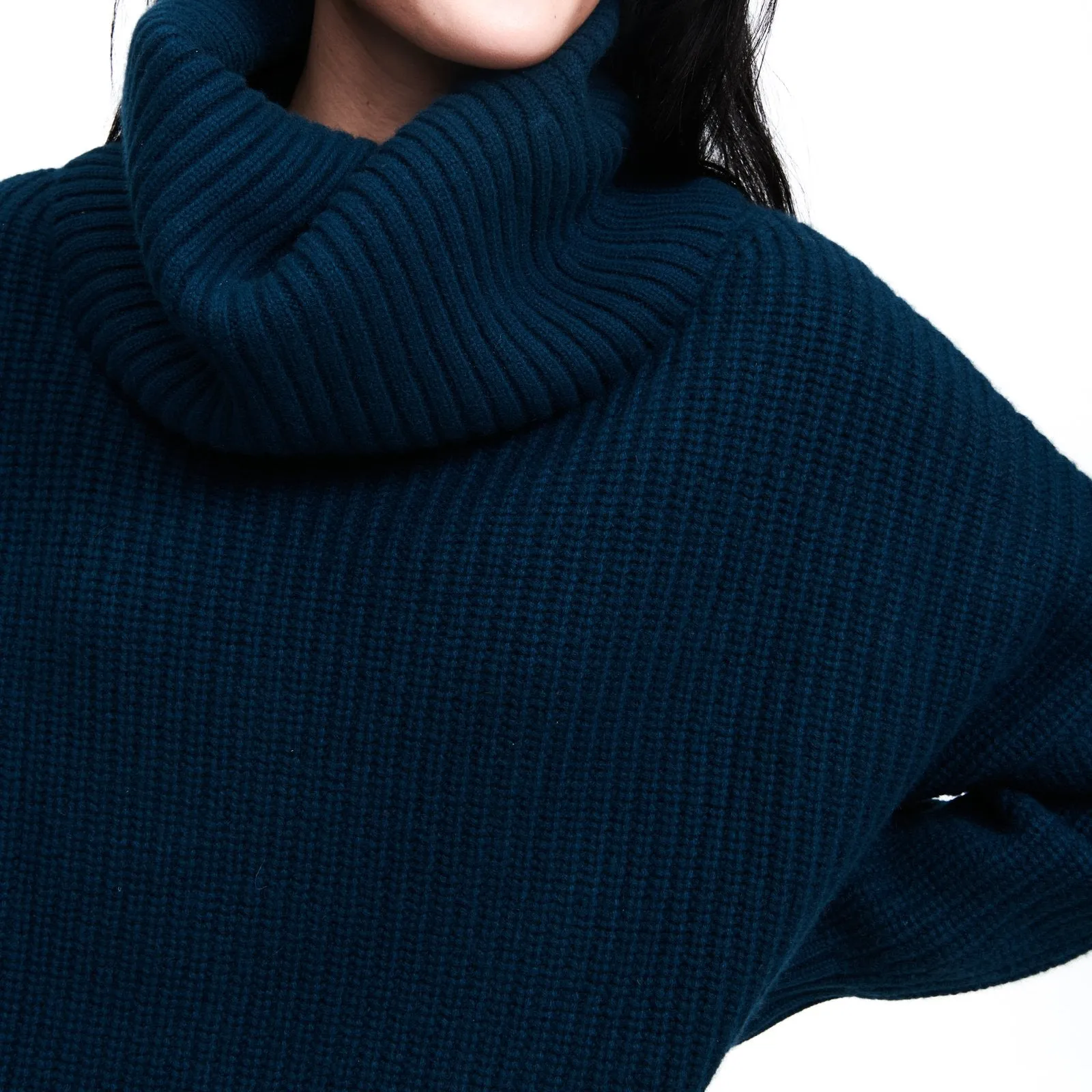 Cashmere Oversized Cowl Neck Sweater