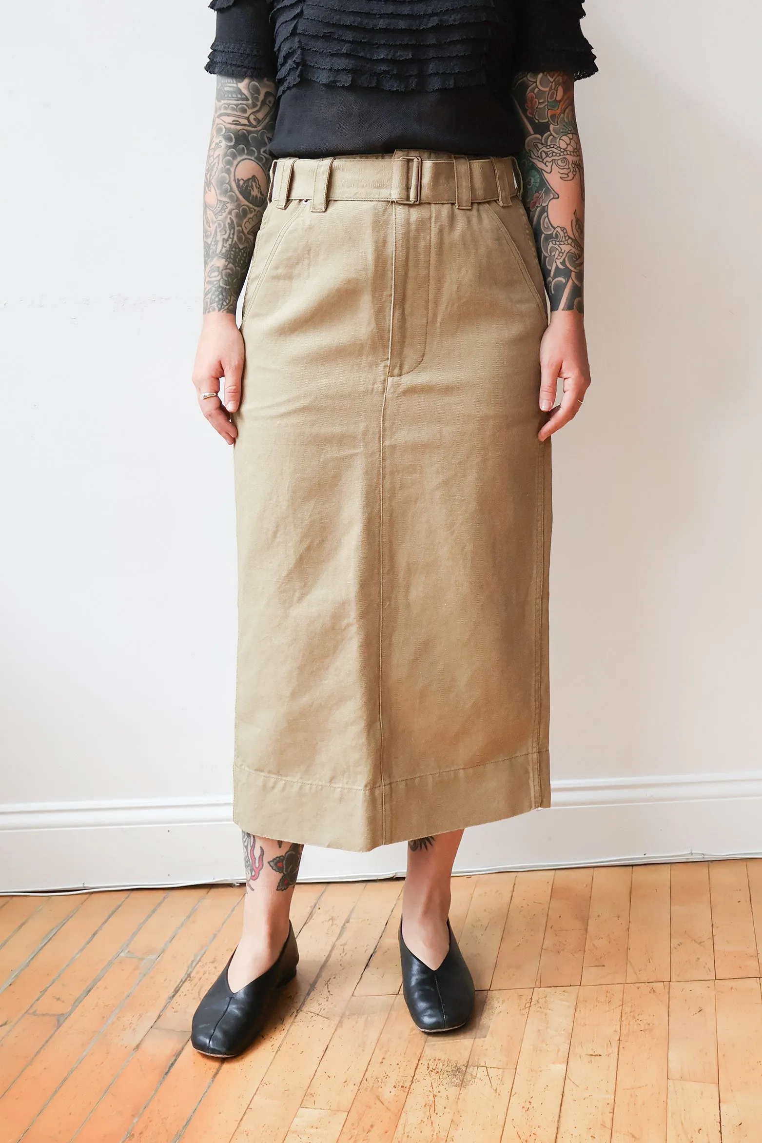 Clara Skirt in Beige