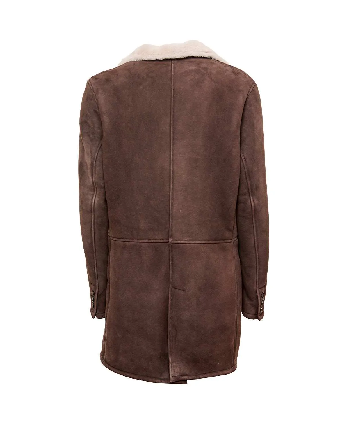 CLIFF-COAT REGULAR, SHEARLING SUEDE IRONED LAMB