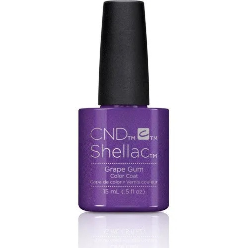 CND Shellac Gel Polish, 91755, Grape Gum, 0.5oz KK0824