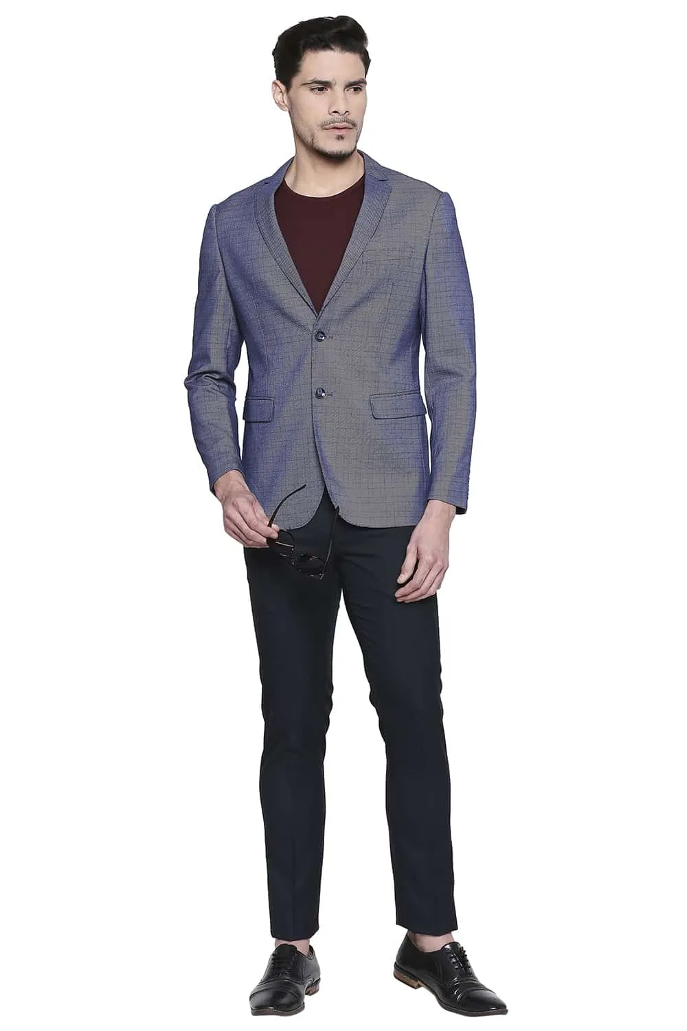 Comfort Fit 2 Button Stretch Blazer