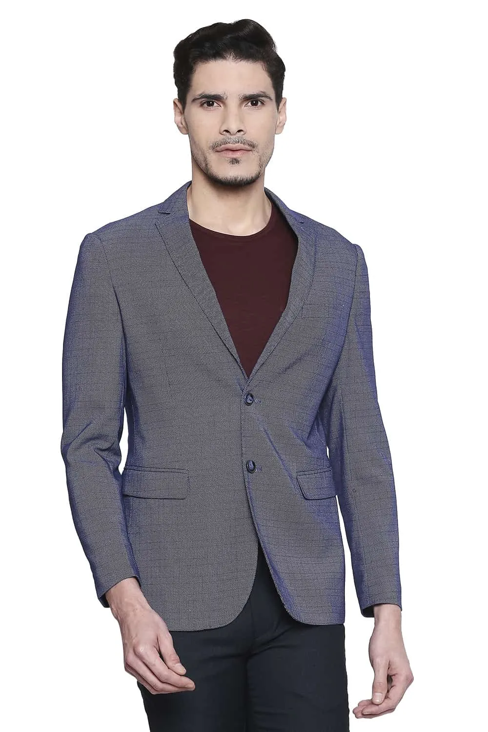 Comfort Fit 2 Button Stretch Blazer