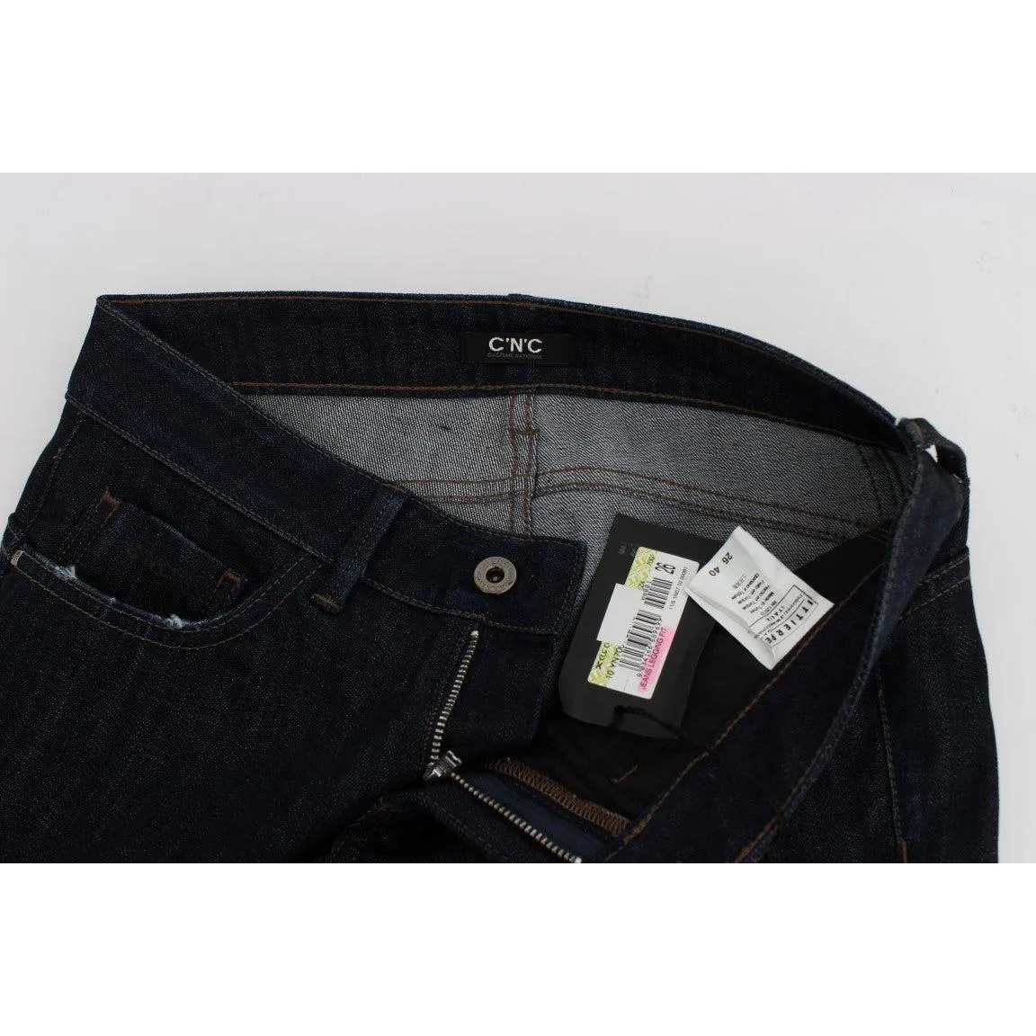 Costume National Chic Slim Fit Skinny Blue Jeans