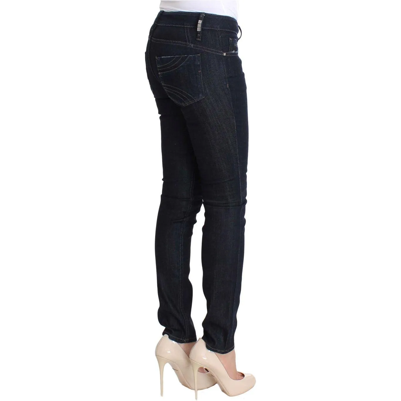 Costume National Chic Slim Fit Skinny Blue Jeans