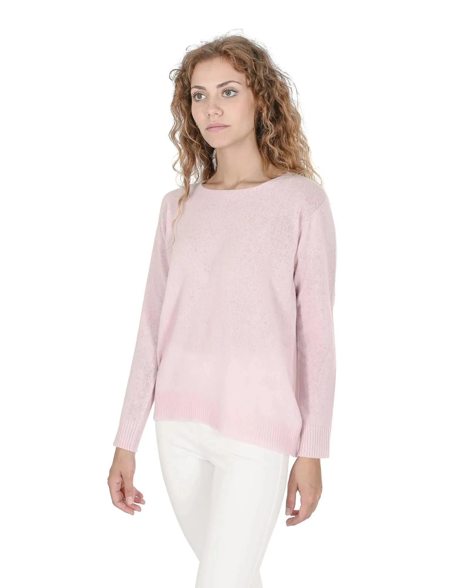 Crown of Edinburgh Square Neck Cashmere Sweater - M