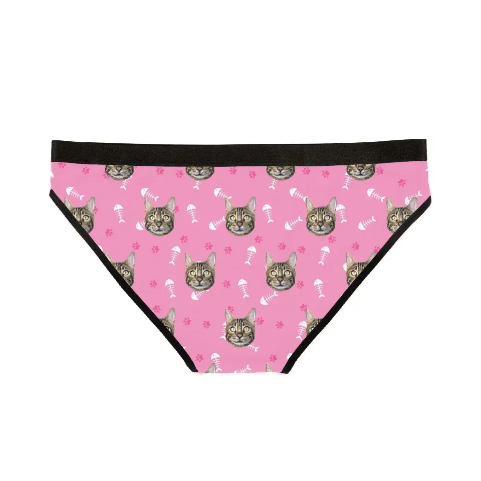 Custom Woman Underwear Cat Bone