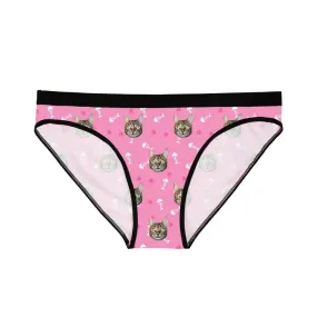 Custom Woman Underwear Cat Bone