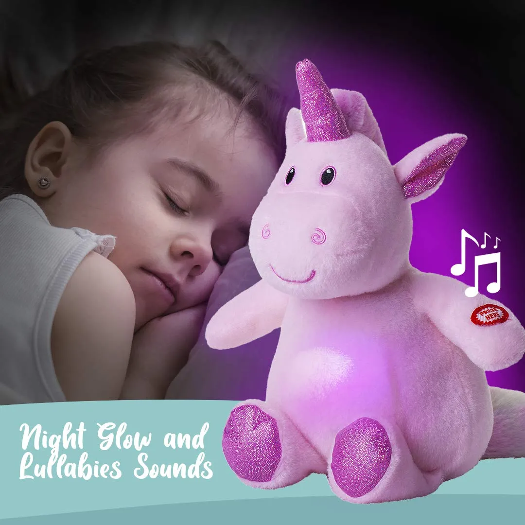 Dazmers Light up Soft Plush Caticorn Toy - LED Stuffed Animals with Colorful Night Lights