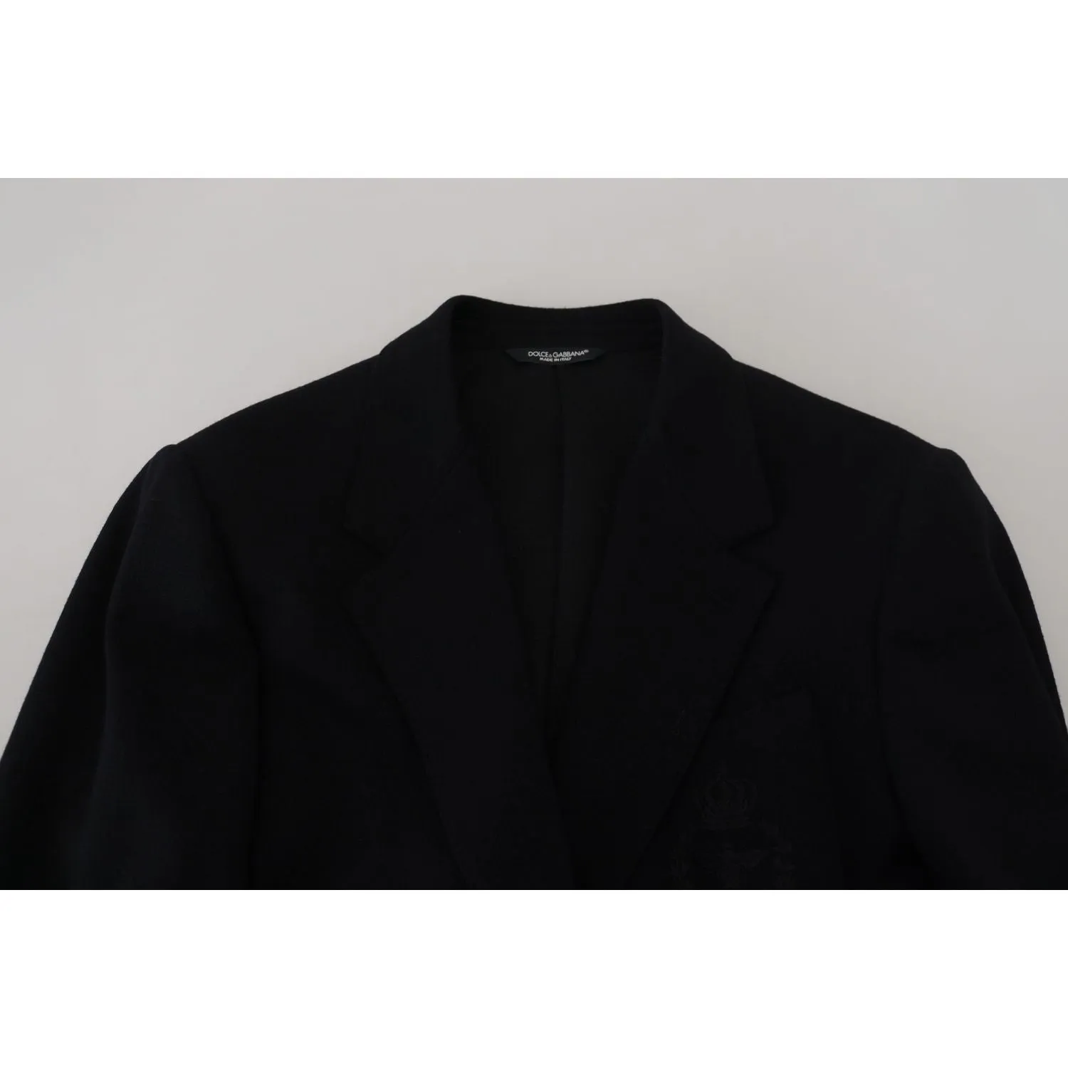 Dolce & Gabbana Elegant Single Breasted Black Wool Blazer