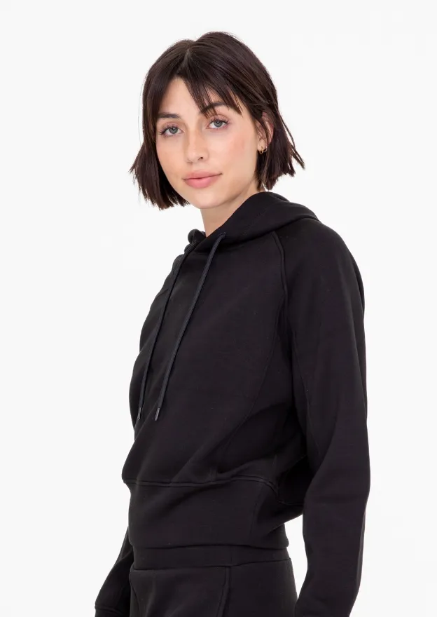 Elevated Cropped Hoodie