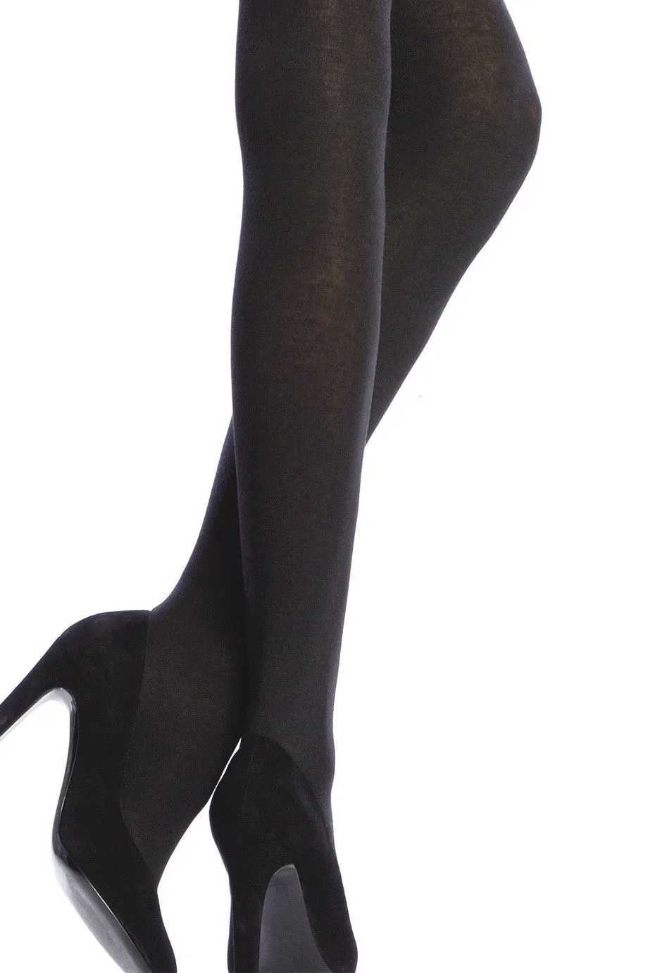 EMILIO CAVALLINI MODAL CASHMERE Tights Medium Gray