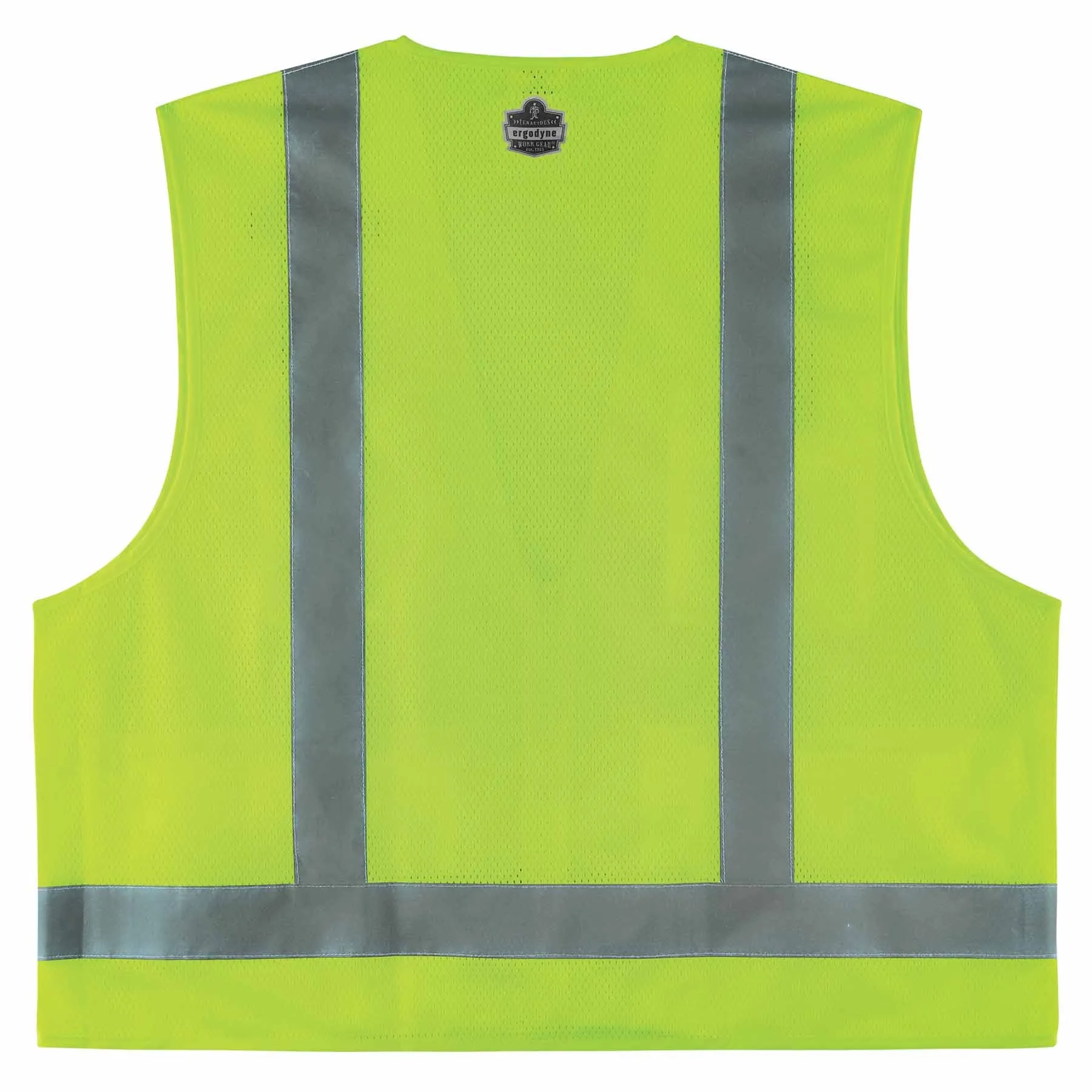 Ergodyne 24507 8249Z-S 3XL Lime Class 2 Economy Surveyors Vest - Single Size