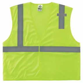 Ergodyne 24527 8210HL-S 3XL Lime Class 2 Economy Mesh Vest - Single Size