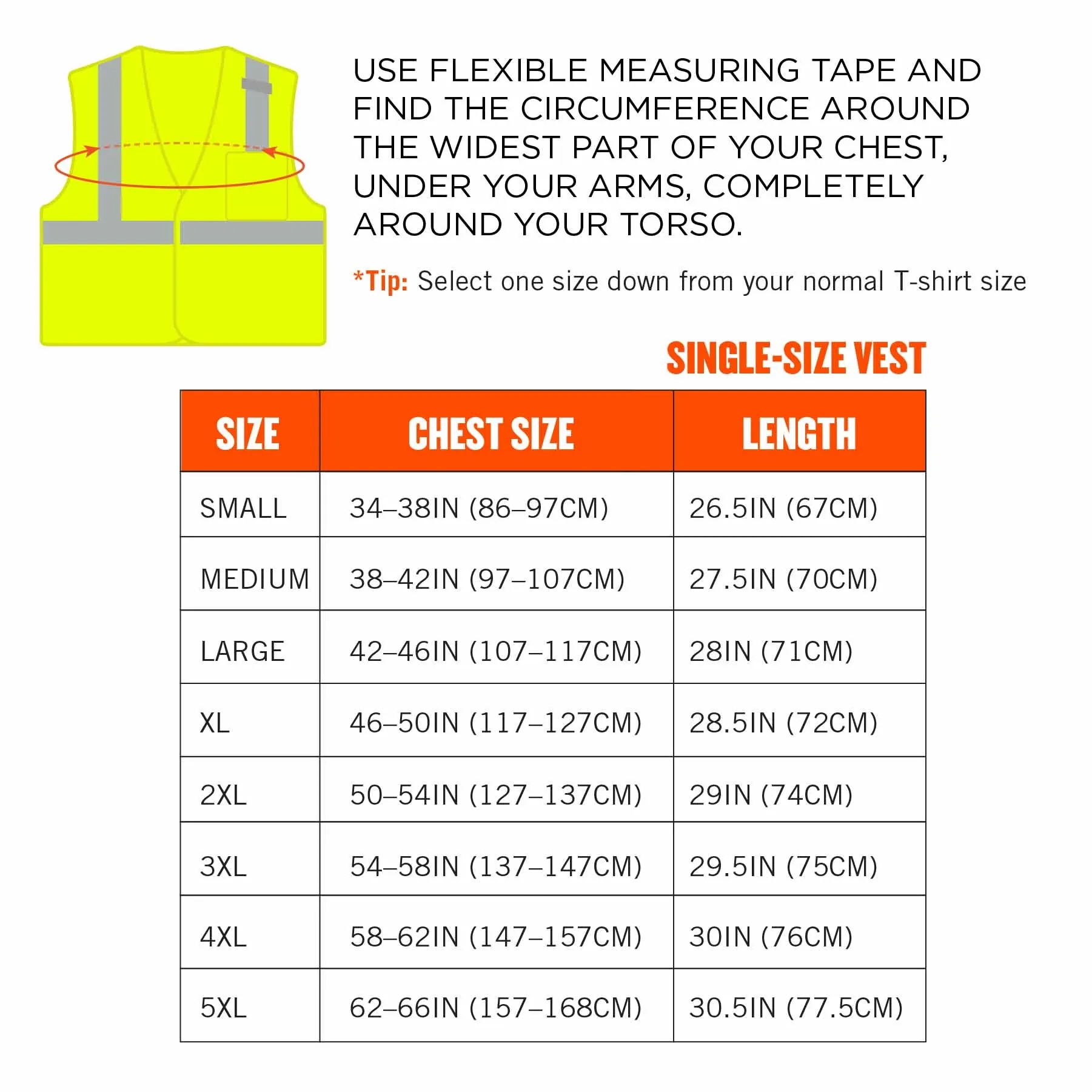 Ergodyne 24527 8210HL-S 3XL Lime Class 2 Economy Mesh Vest - Single Size