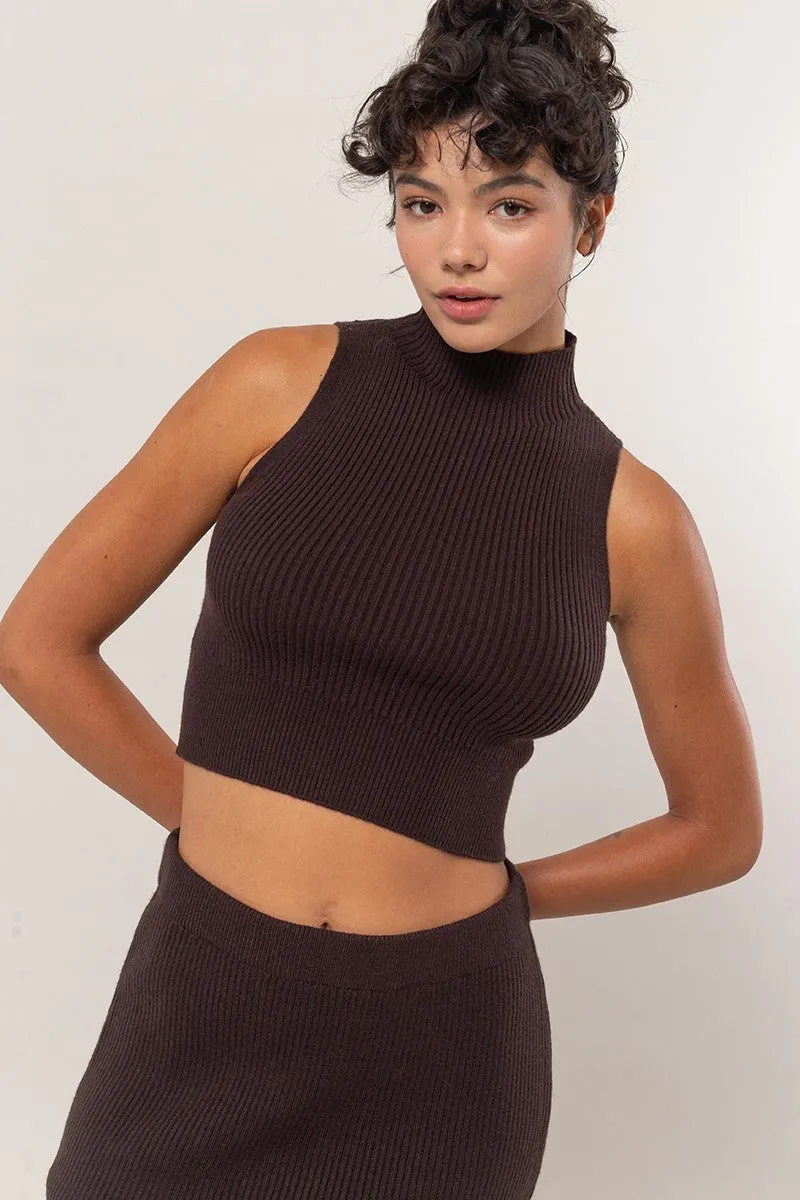 ESPRESSO KNIT TOP