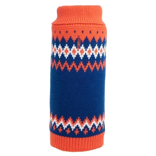 Fairisle Sweater in Orange