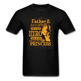 Father & Daughter Hero & Princess Men's T-Shirt