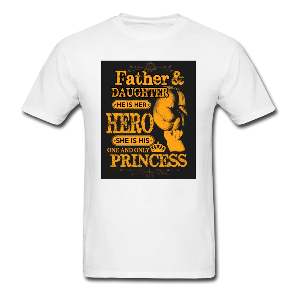 Father & Daughter Hero & Princess Men's T-Shirt