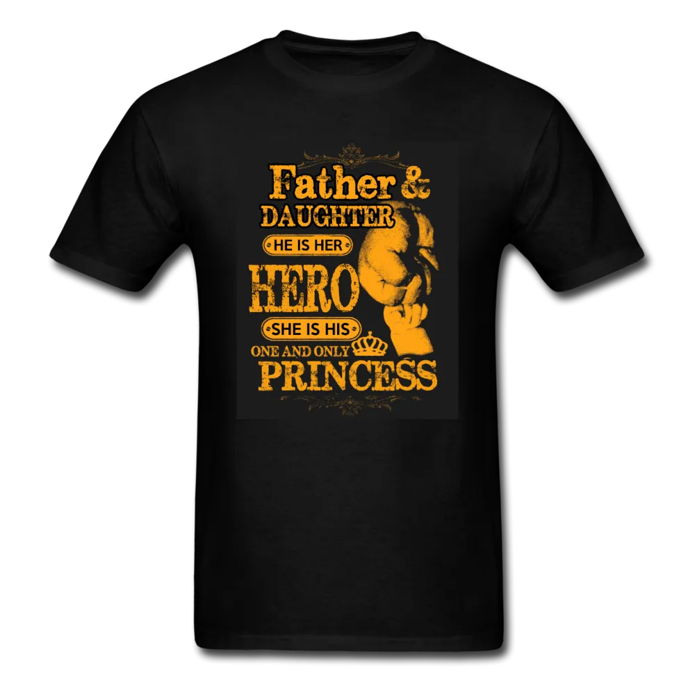 Father & Daughter Hero & Princess Men's T-Shirt