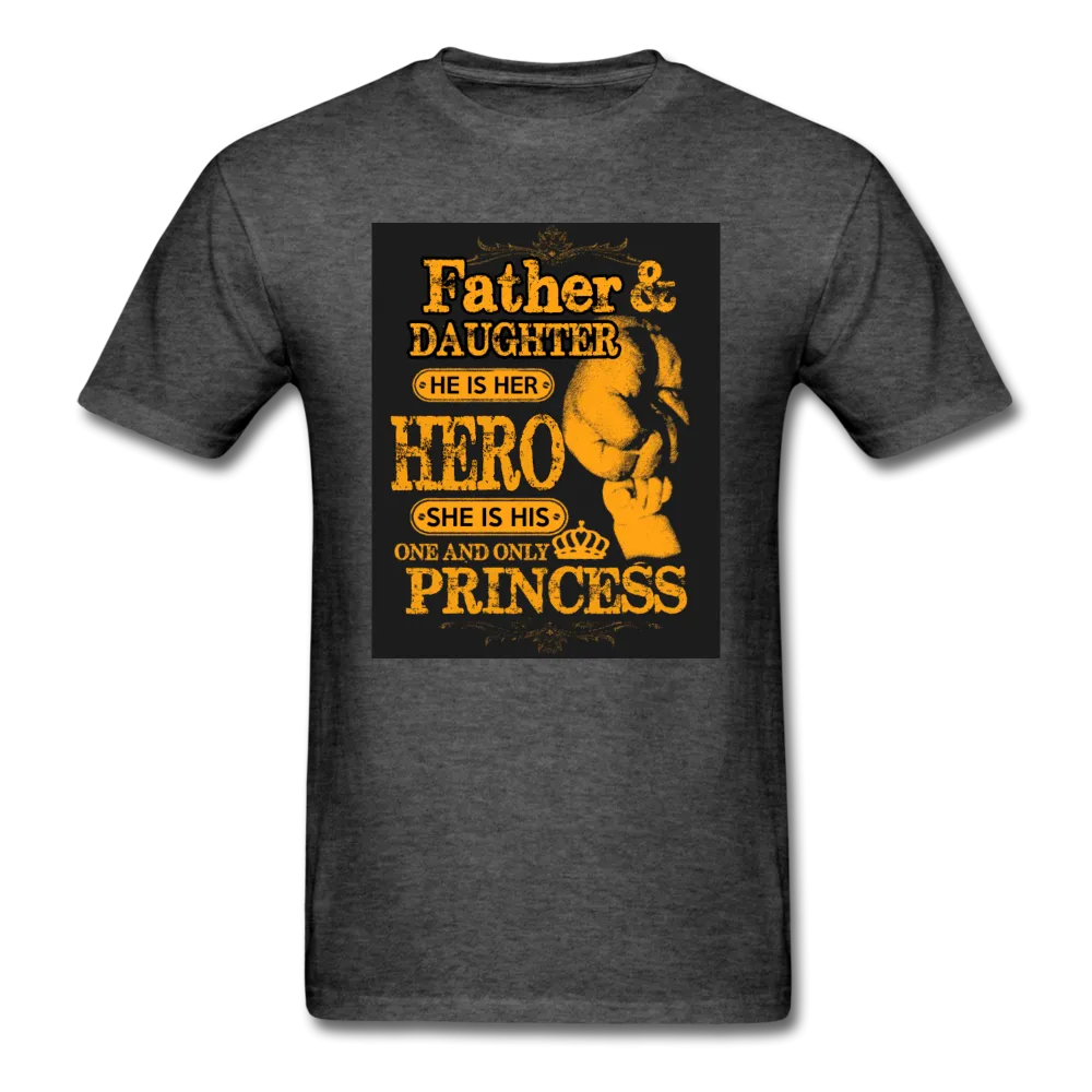 Father & Daughter Hero & Princess Men's T-Shirt