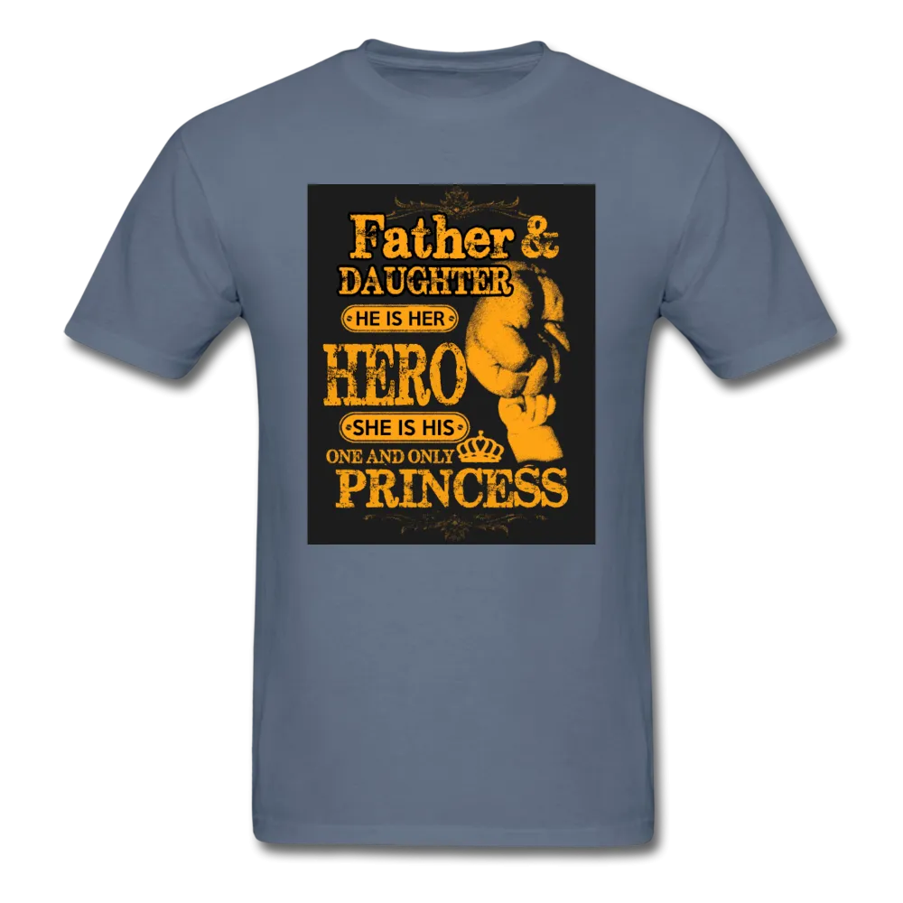 Father & Daughter Hero & Princess Men's T-Shirt