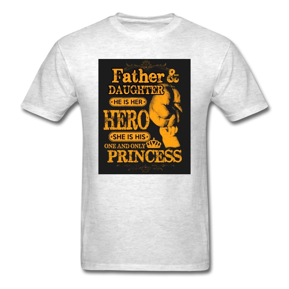 Father & Daughter Hero & Princess Men's T-Shirt