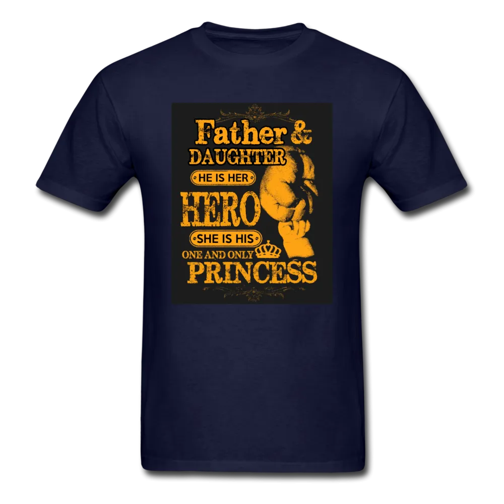 Father & Daughter Hero & Princess Men's T-Shirt